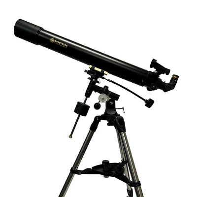 Spectrum PolarLink 80mm f/11 Refracting Telescope Kit with Eq Mount & Tripod NEW - Image 1 of 4
