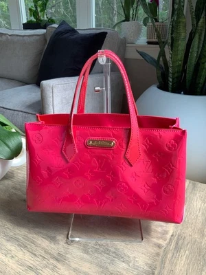 Louis Vuitton Vernis ROSEPOP pink Wilshire PM - Image 1 of 4
