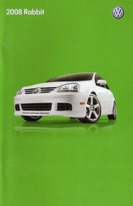 Volkswagen Rabbit Verkaufsprospekt Katalog US 08 VW Golf 2008 - Bild 1 von 1