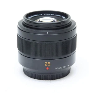 Panasonic LEICA DG SUMMILUX 25mm F1.4 II ASPH. H-XA025 -Near Mint- #338 - Picture 1 of 12