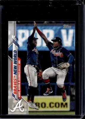 2020 Topps On Demand Mini Braves New World Ronald Acuna Jr Ozzie Albies #538 - Image 1 of 2