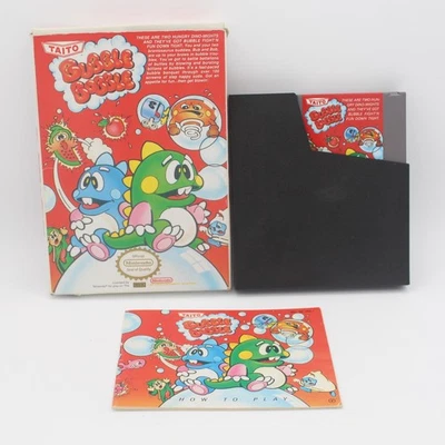 Bubble Bobble NES Complete In Box (CIB) Nintendo, NES 1988 - Image 1 of 4