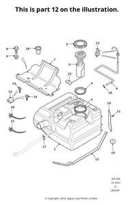 Land Rover Genuine Strap Fuel Tank For Defender 1987-2006 2007-Onwards WFS100530 - Picture 1 of 9