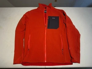Patagonia R2 Tech Face Full Zip Fleece Jacket Orange Mens Medium M - Picture 1 of 6