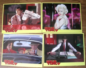 Dick Tracy -1990 Film Lobby Karten Set 1 1/Warren Beatty, Al Pacino, Madonna! - Bild 1 von 3