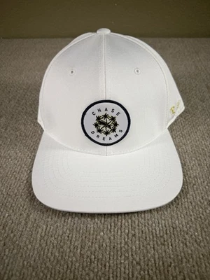 Gorra Puma Gorra Snap Back Blanca Persecución Sueños Parche Flexfit Golf Atlético Para Hombres Foto 1 de 4