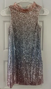 ZUNIE Girls Rainbow Glam Shimmering Sleeveless Dress Sz 8 - Picture 1 of 3