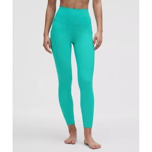 Lululemon Align hoch geschnittene Hose 25" - Größe 6 - Kelly Green - Nulu Yoga Leggings - Bild 1 von 5