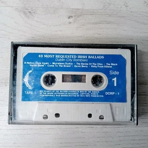 DUBLIN CITY RAMBLERS 40 MOST REQUESTED IRISH BALLADS CASSETTE TAPE 1 -RARE RETRO - Picture 1 of 4