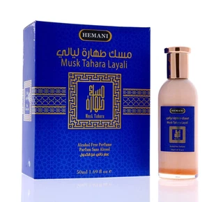 Hemani Musk Tahara | Layali Alcohol-Free Perfume 50ml - Picture 1 of 9