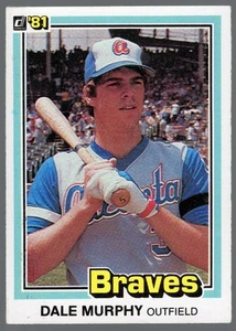 1981 Donruss #437 Dale Murphy - Picture 1 of 2