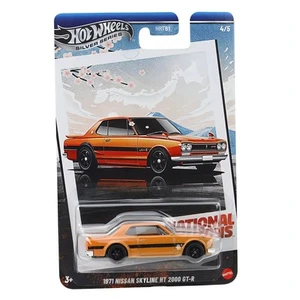 HOT WHEELS SILVER SERIES NATIONAL ICONS 1971 NISSAN SKYLINE HT 2000 GT-R JBY89 - Picture 1 of 1