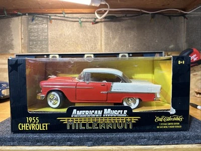 1996 Ertl American Muscle "1955 Chevrolet Bel Air" (1 18) Diecast Car MILLENIUM  - Image 1 of 3
