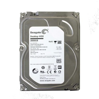 Seagate St3000dm001 Hdd 3tb Sata 3,5" Hard Disk Computer Fisso Na Ricondizionato - Immagine 1 di 4