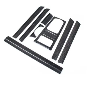 FULL CARBON FIBER Dash Interior Trim SET FOR 2011-2017 PORSCHE CAYENNE 958 TURBO - Picture 1 of 8