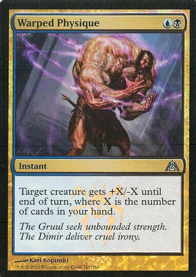 MTG - Dragon's Maze - Warped Physique - Foil - NM - Image 1 of 1