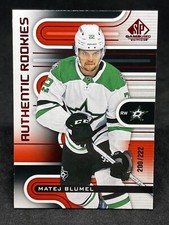2022-23 MATEJ BLUMEL UPPER DECK SP GAME USED #217 RC RED #ED 200/222!! STARS