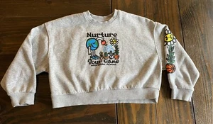 Under Armour Nurture Your Game Girls XS Cropped Long Sleeve Sweatshirt - Picture 1 of 6