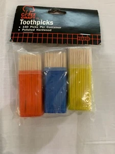 Zahnstocher von Chef Craft Einweg Zahnstocher Sticks für Zuhause 150 pro Packung - Bild 1 von 3