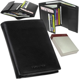 SAMSONITE Hombre Cartera Alto Formato Cartera Cuero Cartera - Imagen 1 de 12