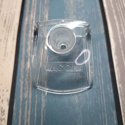 Vintage Rare Clear Acrylic WACOM Graphic Tablet OEM Stylus Pen Holder Stand - Image 1 of 4