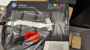 3 New Genuine HP 410A Toner kit Cayan CF411A Yellow CF412A Magenta CF413A NOB - Afbeelding 1 van 3