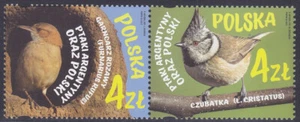 Poland New Issue 2022-11-25 (4962-4963) Birds of Argentina and Poland - Picture 1 of 1