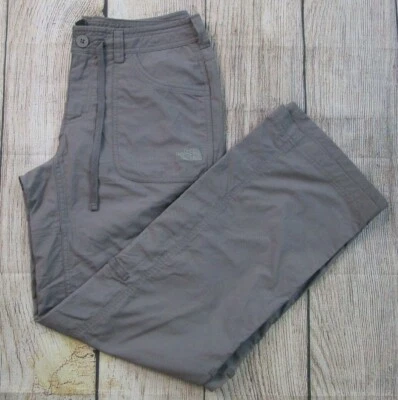 BONITOS Pantalones de Campamento The North Face Gris Ligero Nylon Exterior Talla Para Mujer 6 Foto 1 de 4