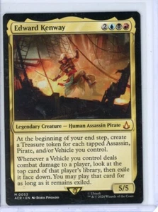 EDWARD KENWAY MTG Assassin's Creed Mythic Rare 0053 - Picture 1 of 2