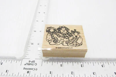 Estampilla de goma para muñecas Country Patchwork - Juego de estampillas F28 Foto 1 de 4