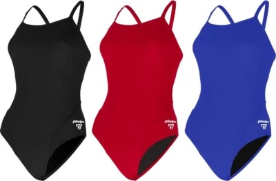 Aqua Sphere MP Michael Phelps Women's Solid Mid Back One Piece Swimsuit - SW2530