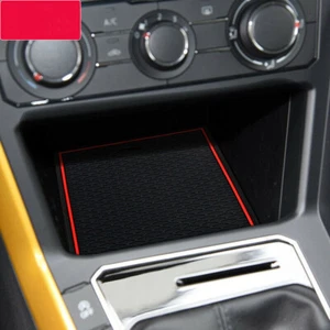 Gate Slot Mats for VW Polo 2018-2021 2022 2023 Rubber Non-slip Cup Holder Pad - Picture 1 of 10