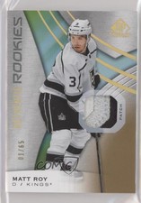 2019-20 SP Game Used Gold Spectrum Premium Materials /65 Matt Roy #130 Rookie RC