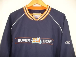 Super Bowl XLI 41 Reebok Mens Sweater Windbreaker Colts vs Bears Miami L - Picture 1 of 7