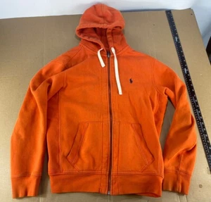 Ralph Lauren Polo Herren Sweatshirtjacke orange Thermo gefüttert Kapuze M - Bild 1 von 11