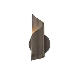 MITZI HUDSON VALLEY LIGHTING Evie 1-Light Old Bronze LED Wall Sconce - Picture 1 of 9
