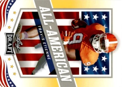 2021 Leaf Draft Travis Etienne Clemson Tigers #44 - Image 1 of 2