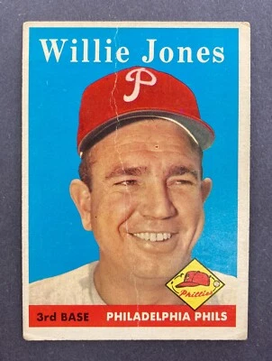 1958 Topps #181 Willie Jones (Philadelphia Phillies)    (A) - Image 1 of 2