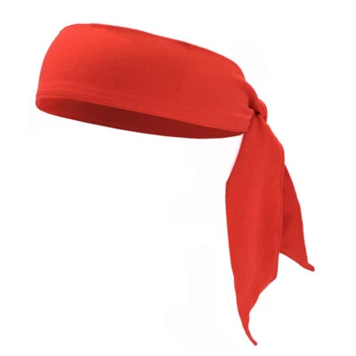 Head Tie Back Headband Sports Headband Running Tennis Hair Sweatband Men Women - Image 1 of 4