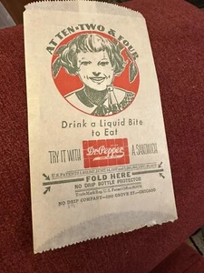Seltene Dr. Pepper Flaschentasche von 1932 sauber unbenutzt scharf - Bild 1 von 1