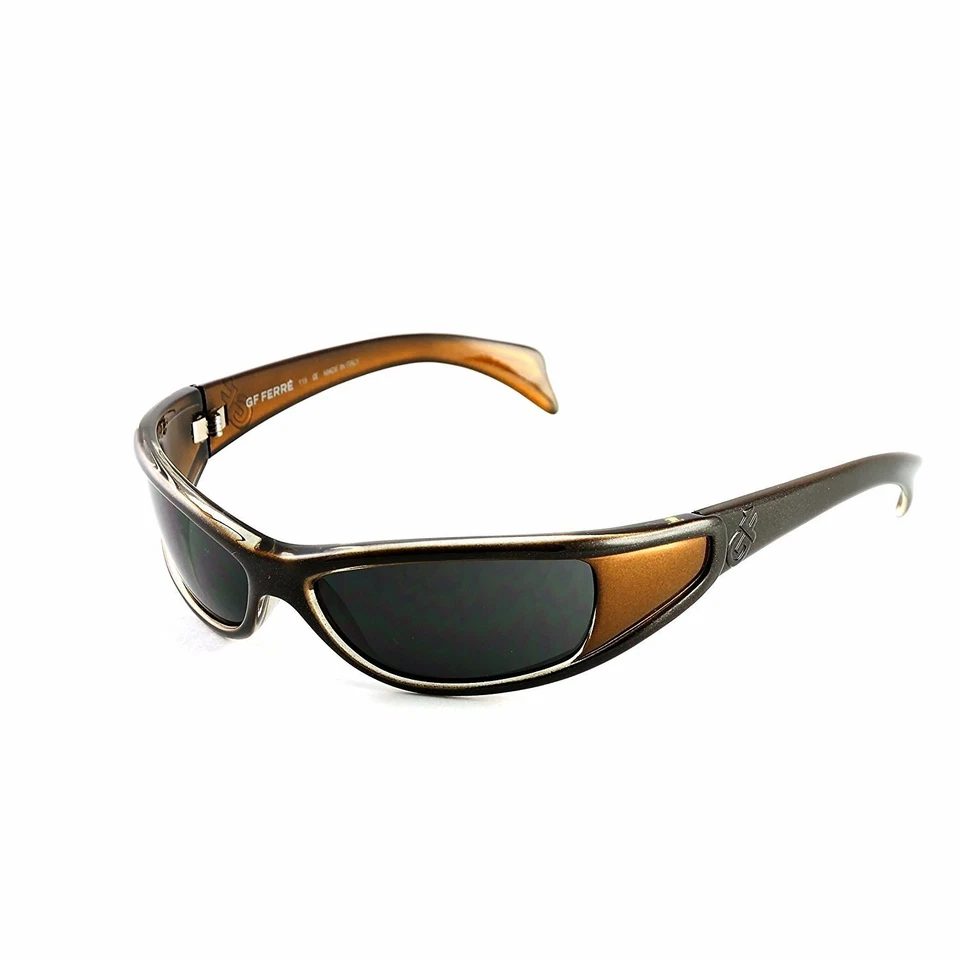 Óculos de sol GianFranco Ferre marrom FF 52502 62-17-115 fabricado na Itália - Imagem 1 de 2