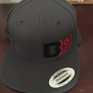 Authentische Yupoong Boot Doc Baseball Snapback Kappe Mütze dunkelgrau neu ohne Etikett - Bild 1 von 7