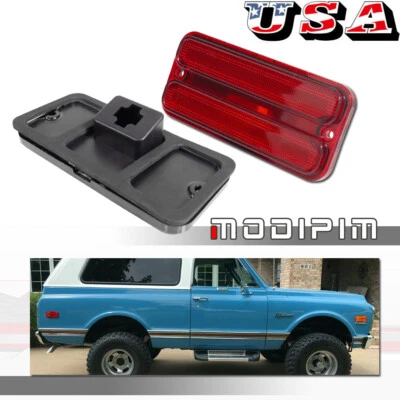 Para Chevy C10 GMC 1968-72 camioneta pickup LED marcador lateral señal de giro rojo Chevrolet Foto 1 de 4