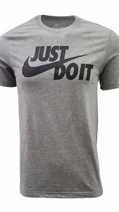NIKE Just Do It Men's T Shirt Style AR5006-063 Gray/B Size Medium - Picture 1 of 6