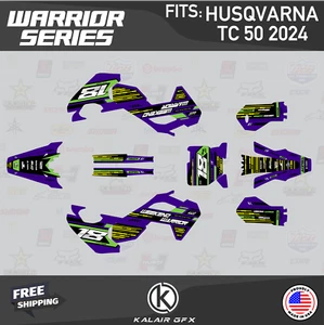 Graphics Kit for Husqvarna Mini TC50 (2024) TC 50 Warrior - PURPLE - Picture 1 of 6