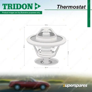 1 Pcs Tridon Thermostat for Ford Focus LS LV 1.8L 18TD SOHC 2006-2011 - Picture 1 of 2