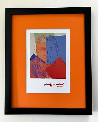 ANDY WARHOL AWESOME 1984 SIGNED GERTRUDE STEIN PRINT MATTED 8X10 - Image 1 of 3