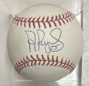 Albert Pujols +5 Autographed Baseball ROMLB Selig Pujols Family Foundation