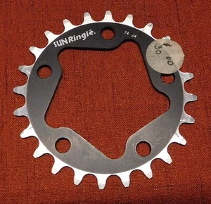 Sun Ringle Chain Ring 74MM 24 T Black Alloy - Picture 1 of 2
