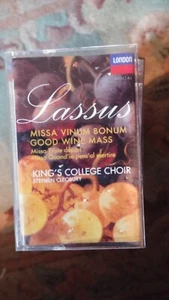 Stephen Cleobury,"Lassus:Good Wine Mass" cassette - Picture 1 of 1